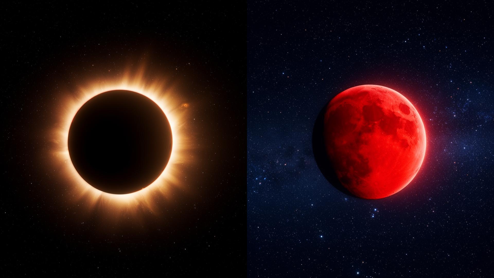 Eclipse Solar vs Lunar: 5 Diferencias Clave