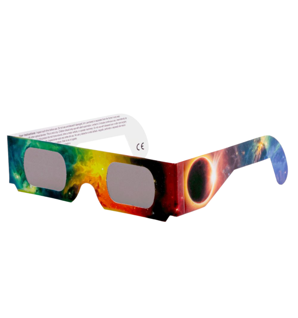 Gafas certificadas para eclipse solar ISO 12312-2 y CE